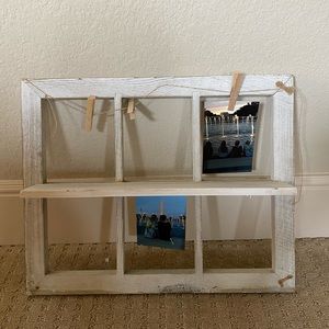 Picture frame and shelf